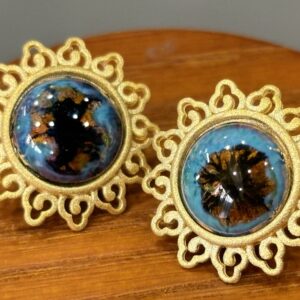 Handmade Sunflower Stud Earrings